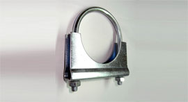 Flat U Bolt UNC Exhaust Clamp